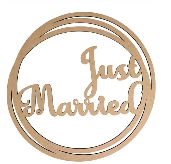 Заготовка для декупажу ROSA TALENT Just married 56х56 см