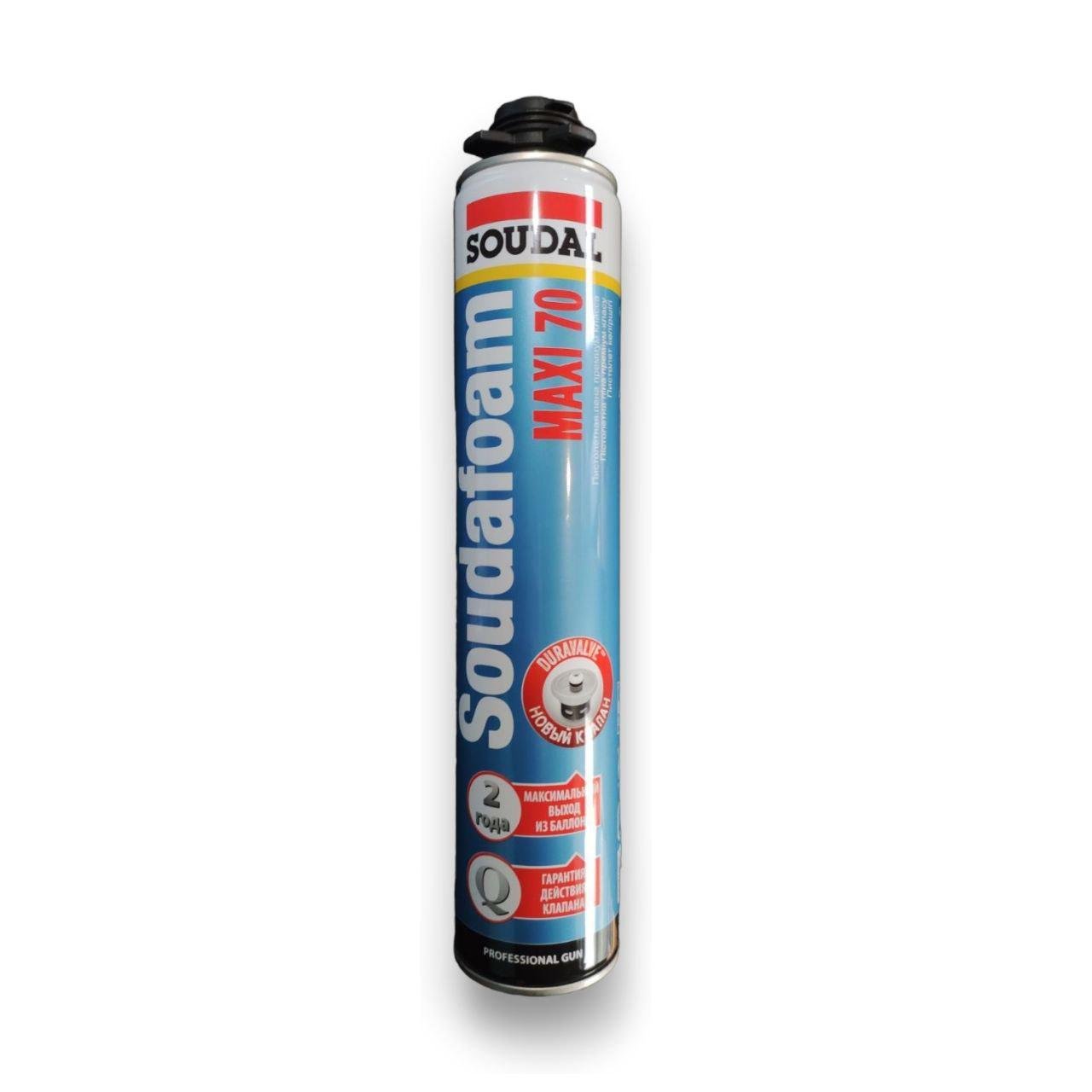 Піна монтажна SOUDAL Soudafoam Gun MAXI 70 870 мл (1831225519/К0277)