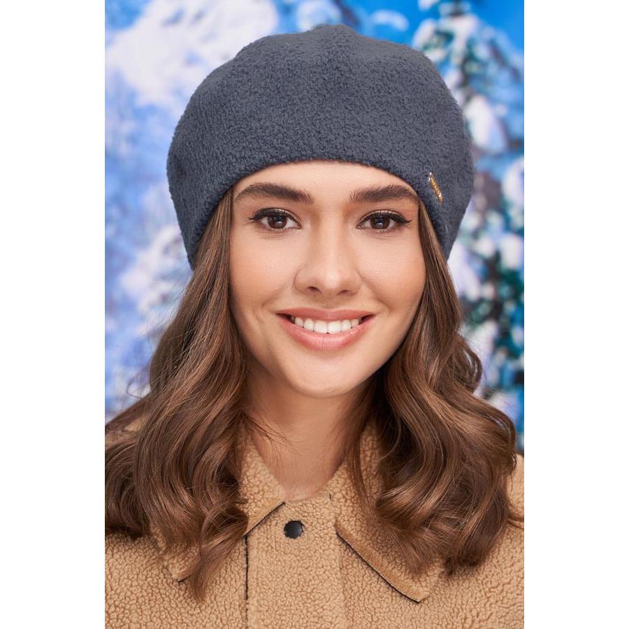 Берет женский мягкий Оджен Braxton 4978 one size Темно-серый