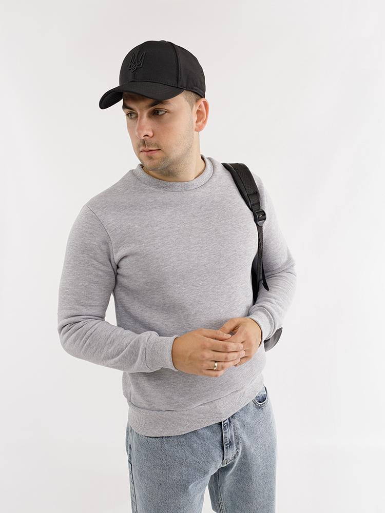 Свитшот мужской ЦБ-00222337 р. 44 Серый (SKT000914991) - фото 1 Свитшот мужской ЦБ-00222337 р. 44 Серый (SKT000914991) - фото 1