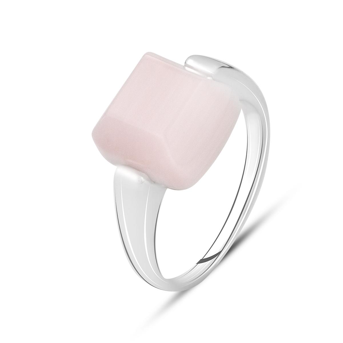 Кольцо серебряное с кошачьим глазом 7,554 ct 4,43 г р. 17,5 (2130291)