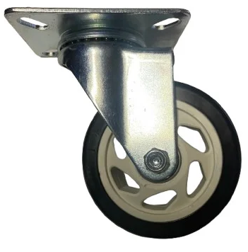 Колеса в поворотном кронштейне с подшипником 100 мм (2528218944) - фото 4 Колеса в поворотном кронштейне с подшипником 100 мм (2528218944) - фото 4