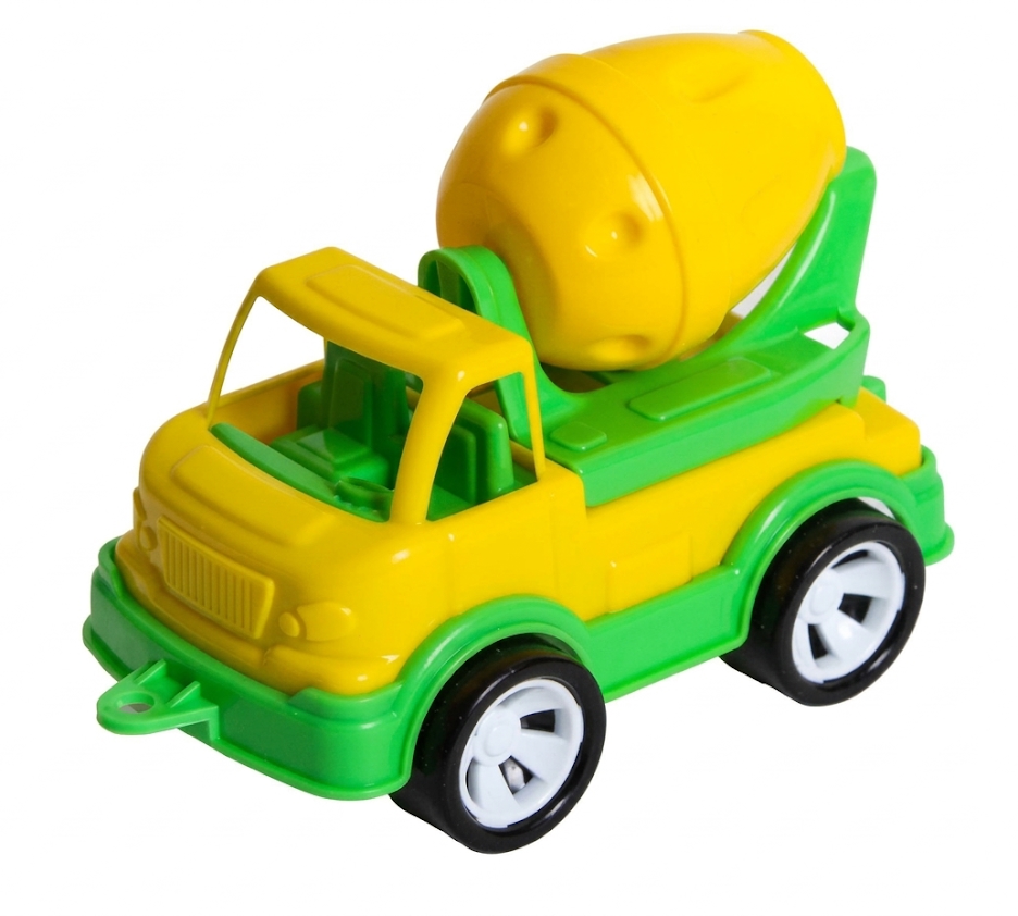 Игрушечный бетоносмеситель Mini Matik вращающийся барабан 13,5 см Желтый (MK-333-T-116) Игрушечный бетоносмеситель Mini Matik вращающийся барабан 13,5 см Желтый (MK-333-T-116)