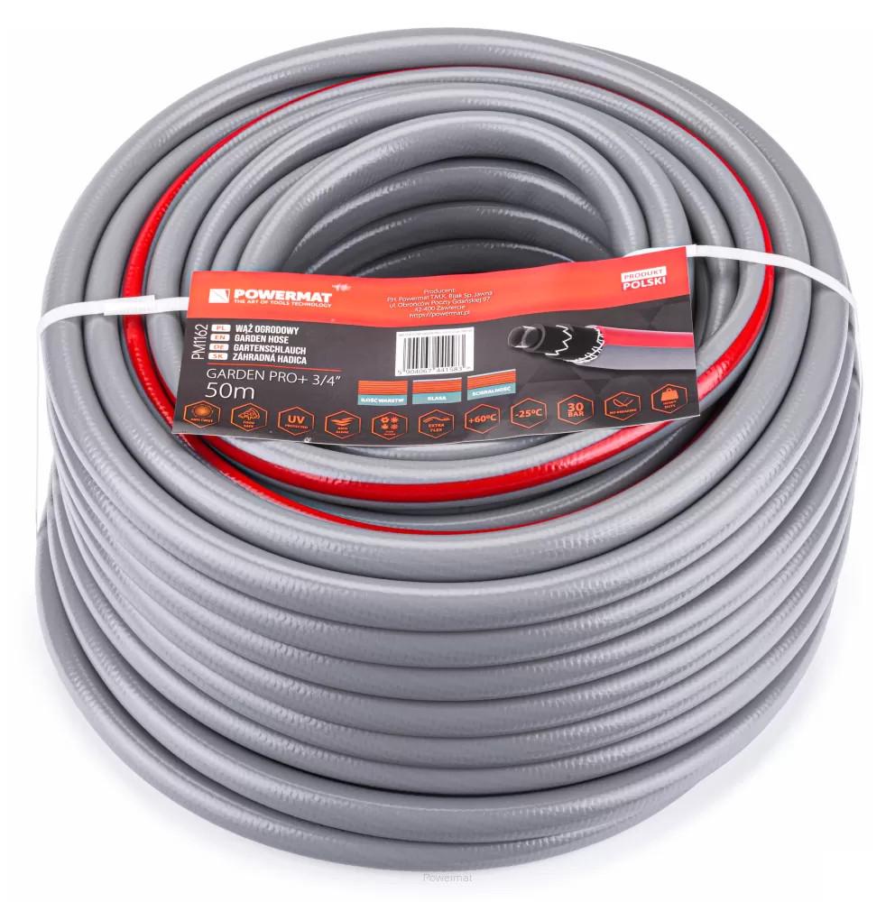 Шланг садовый Powermat GARDEN PRO+ 3/4" 2622069516 50 м армированный 6-слойный пищевой ПВХ Шланг садовый Powermat GARDEN PRO+ 3/4" 2622069516 50 м армированный 6-слойный пищевой ПВХ