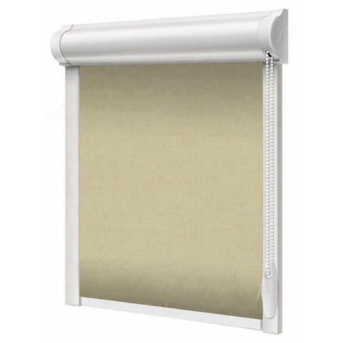 Рулонная штора термо blackout Wenster Argentum 509 40х210 см закрытого типа П-образная Серо-бежевый (в42620137)