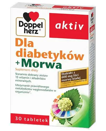 Препарат для диабетиков Doppelherz AKTIV шелковица 30 табл (20226866) - фото 1