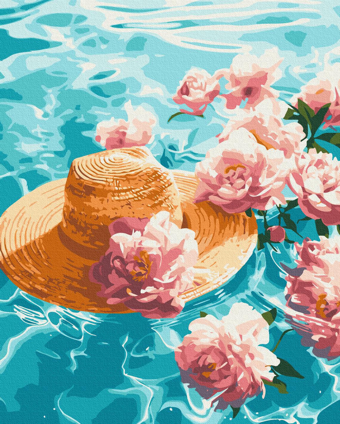 Картина по номерам Brushme Водяные пионы 40x50 см (BS54087) Картина по номерам Brushme Водяные пионы 40x50 см (BS54087)