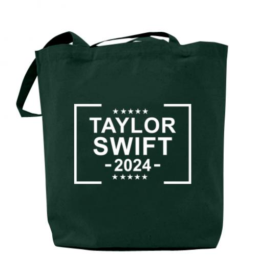 Шоппер Taylor Swift 2024 37x41 см Темно-зеленый (14814412-16-188589) - фото 1