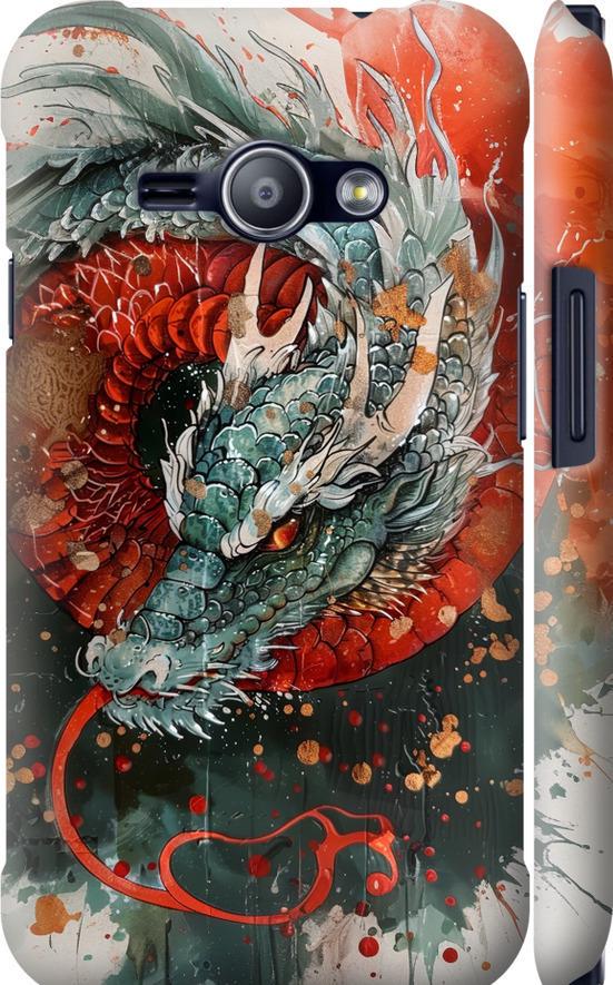 Чехол на Samsung Galaxy J1 Ace J110H Стихия огня (6101m-215-42517)