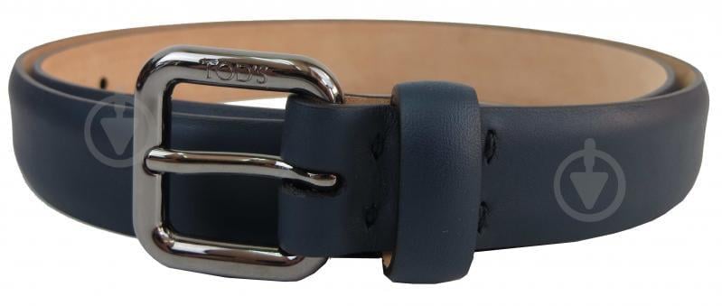 Женский кожаный ремень Tod's 2,5 см Синий (S31C45)