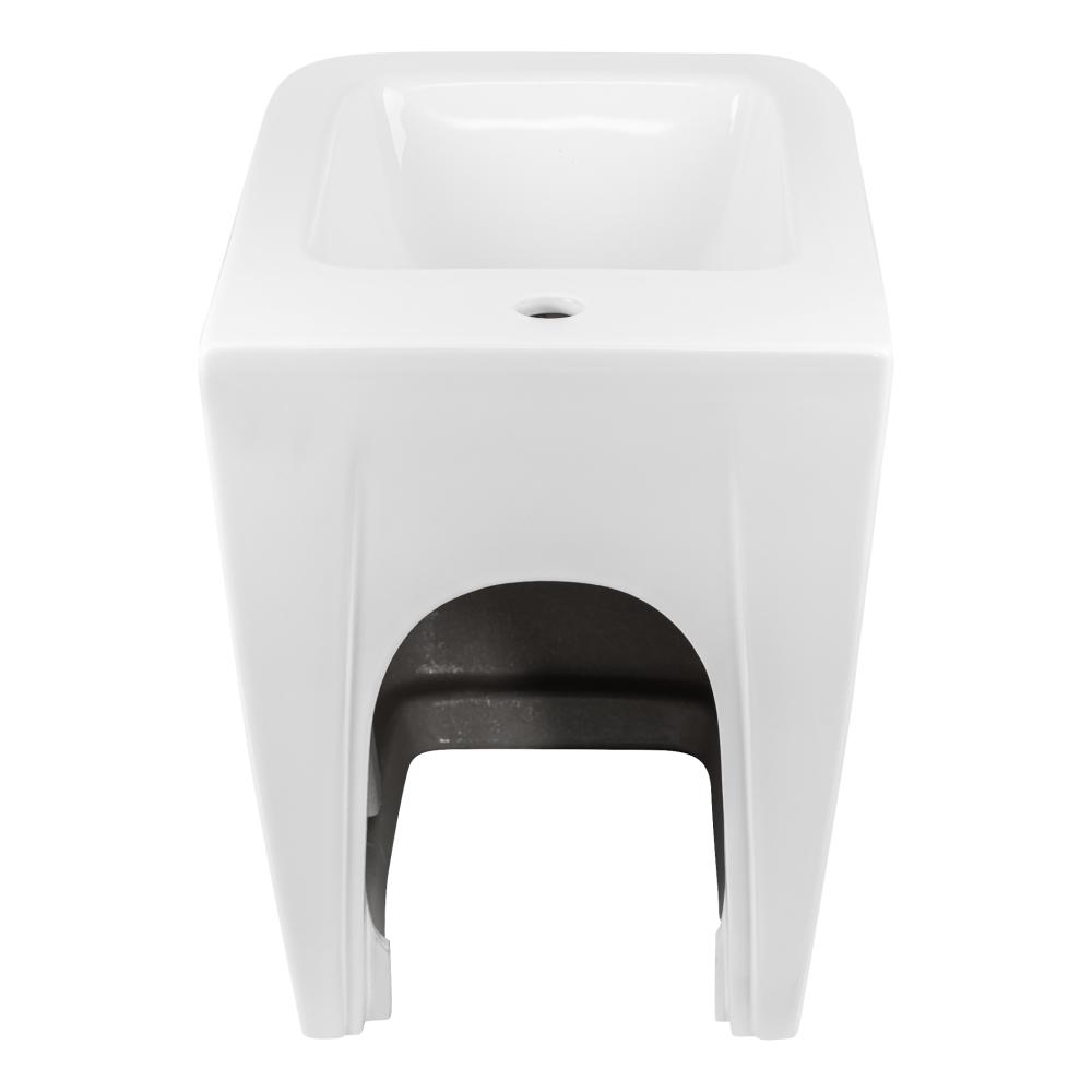 Биде напольное Qtap Crow 545х360х410 мм White (QT05443370W) - фото 4