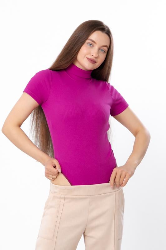 Боді-гольф жіночий з коротким рукавом танга Носи Своє р. 48 Рожевий (8082-019-2)