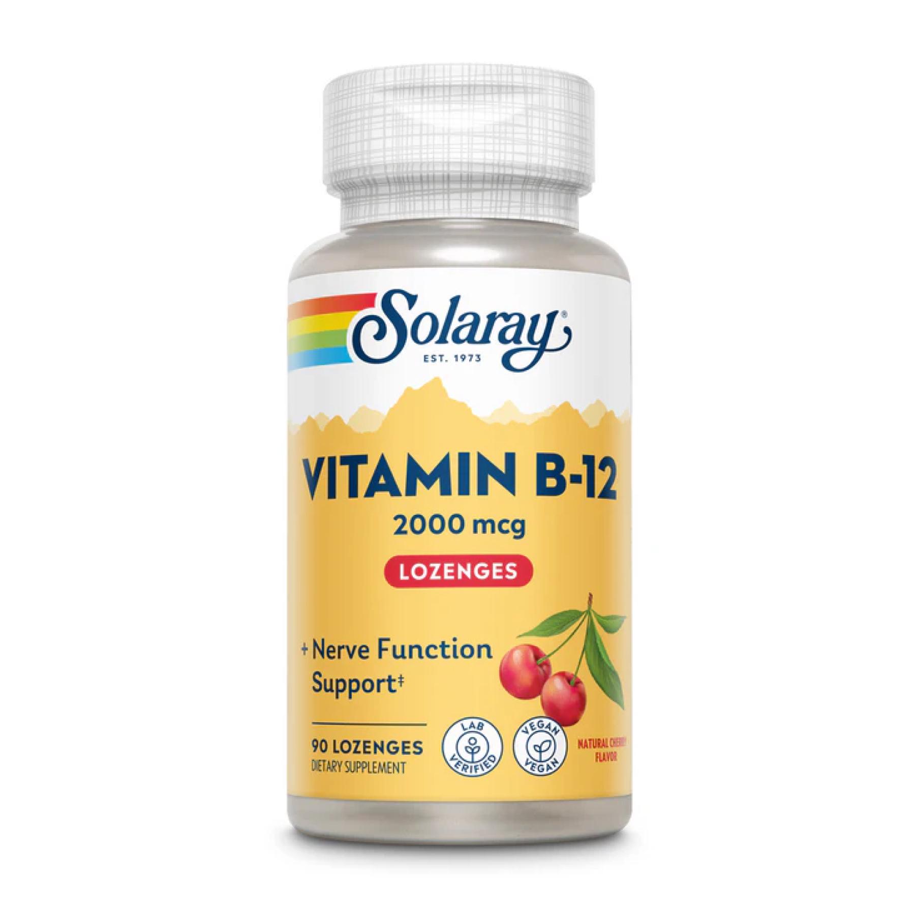 Витамин B-12 2000mcg 90 lozenges Natural Cherry (2023-10-2387)