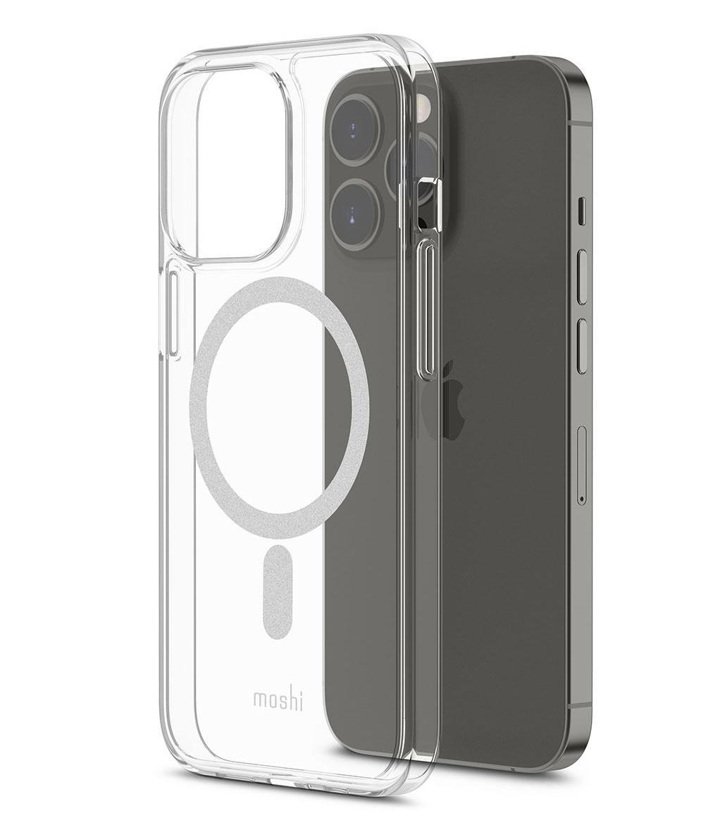 Прозорий чохол-накладка Moshi Arx Slim Hardshell Case with MagSafe for iPhone 13, Clear (99MO132952) - фото 2