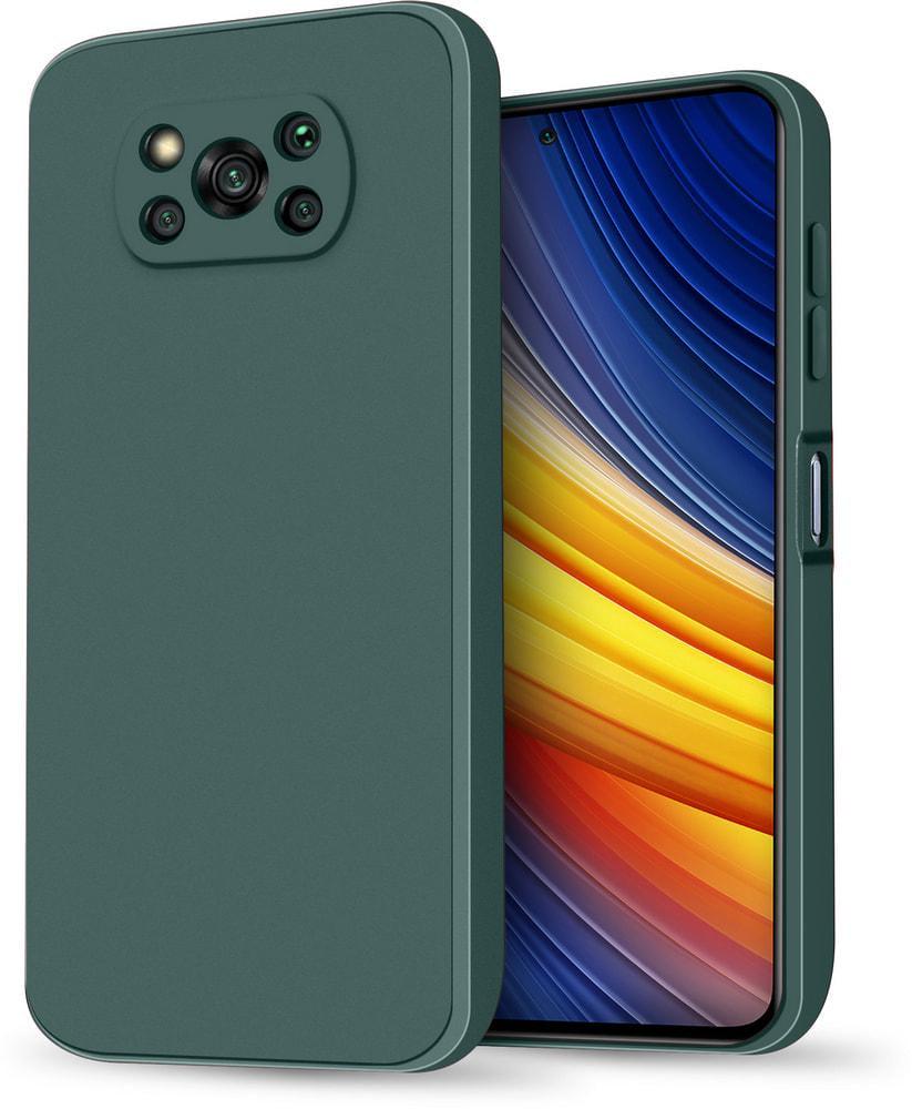 Силіконовий чохол HardCorner Xiaomi Poco X3 (з мікрофіброю) Green (34831-08) - фото 1