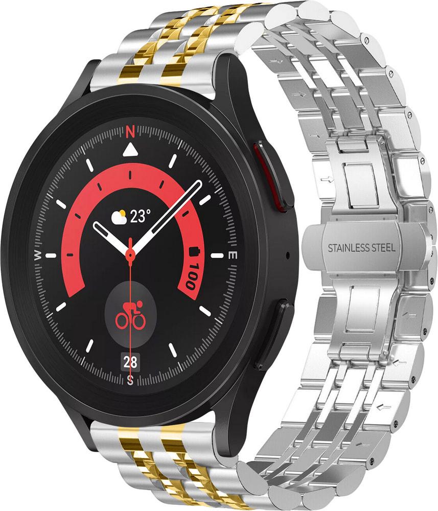 Браслет металлический Spinye Line для Galaxy Watch 5 Pro Silver Gold (29646-67) Браслет металлический Spinye Line для Galaxy Watch 5 Pro Silver Gold (29646-67)