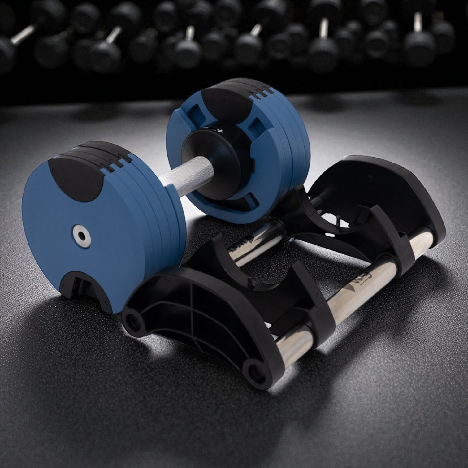 Гантеля стальная разборная регулируемая WCG 16 кг с 8 уровнями веса 2-16 кг Синий (01016M1)