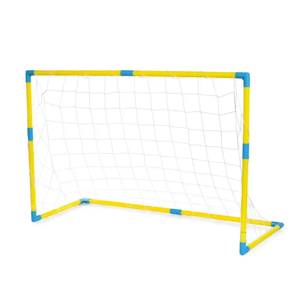 Футбольные ворота детские Sport Set MR1532 2 в 1 раскладные с сеткой/мячом и насосом Разноцветный (151-98-MR1532)