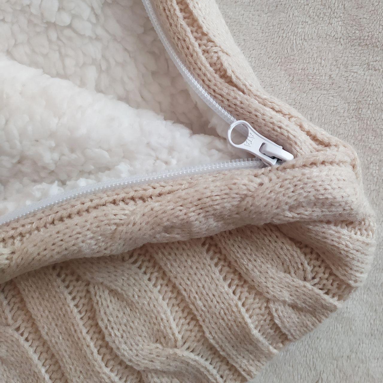 Детский конверт для коляски демисезонный For kids Бежевый - фото 3 Детский конверт для коляски демисезонный For kids Бежевый - фото 3