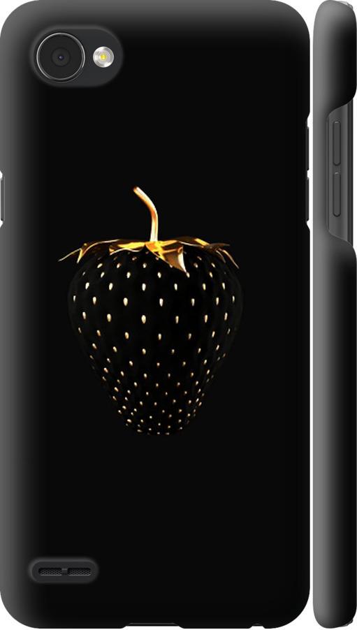 Чехол на LG Q6 Черная клубника (3585c-1094-42517)