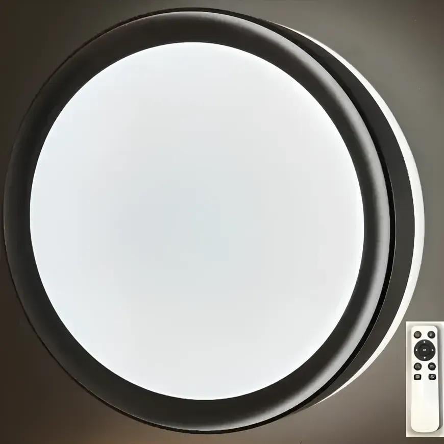 Стельова LED-люстра Valeso V-GLX-19440-500 96W Black (28688116)