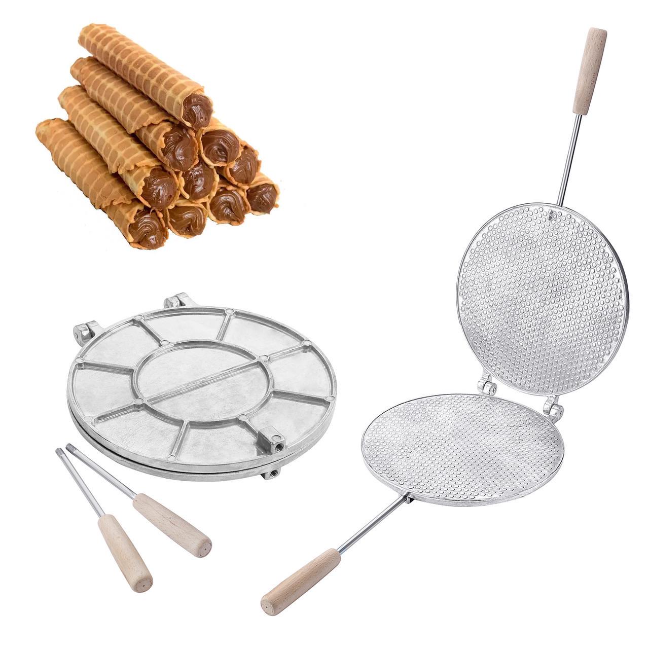 Форма для випікання вафельних коржів 210 мм (1617275252) - фото 2 Форма для випікання вафельних коржів 210 мм (1617275252) - фото 2