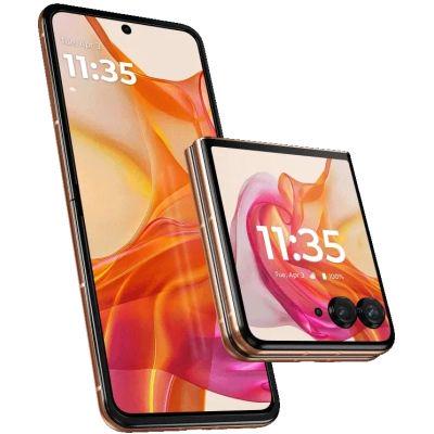 Мобільний телефон Motorola Razr 50 Ultra 12/512GB Peach Fuzz (PB1T0060RS) - фото 5 Мобільний телефон Motorola Razr 50 Ultra 12/512GB Peach Fuzz (PB1T0060RS) - фото 5