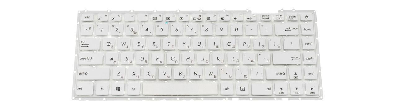 Клавиатура для ноутбука Asus A480 A480UQ матовая (0KNB0-410QRU00)
