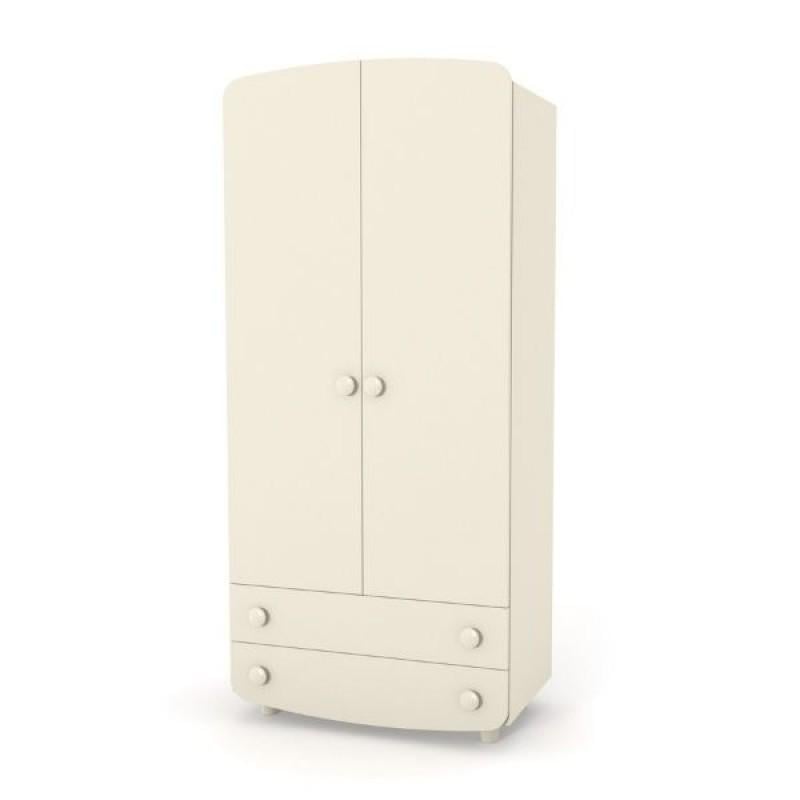 Шкаф распашной Верес №1 из ДСП Слоновая кость 38.1.2.04