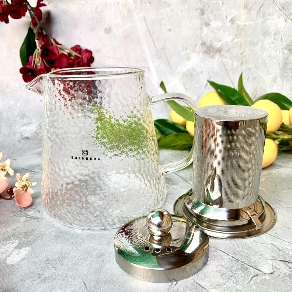 Чайник Edenberg для заваривания чаем с ситом 900 мл (EB-19063) - фото 3 Чайник Edenberg для заваривания чаем с ситом 900 мл (EB-19063) - фото 3