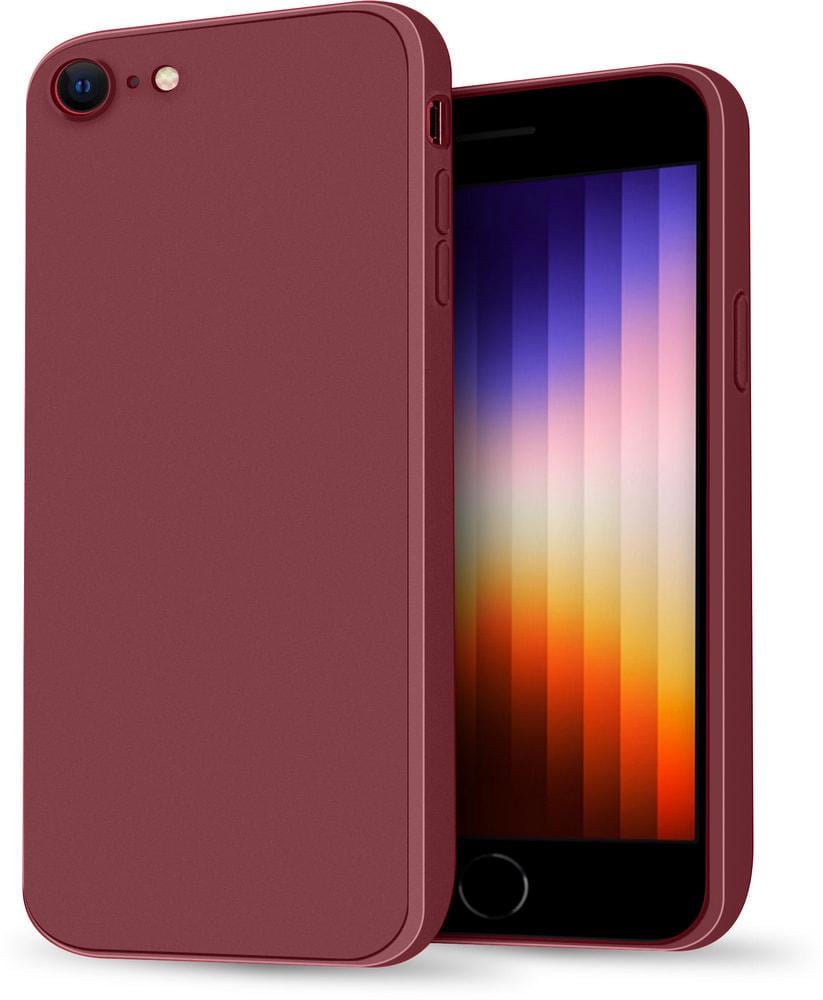 Силиконовый чехол HardCorner iPhone SE 2 (с микрофиброй) Wine (34787-42) Силиконовый чехол HardCorner iPhone SE 2 (с микрофиброй) Wine (34787-42)
