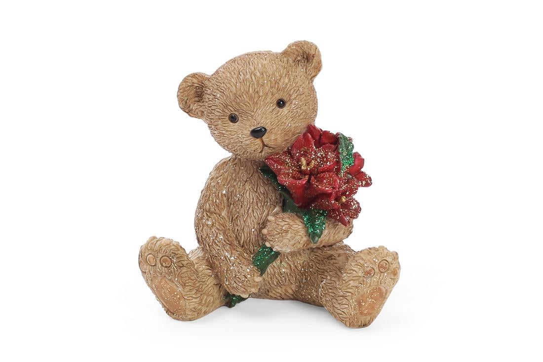 Декоративная статуэтка BonaDi Мишка с букетом (707-541)