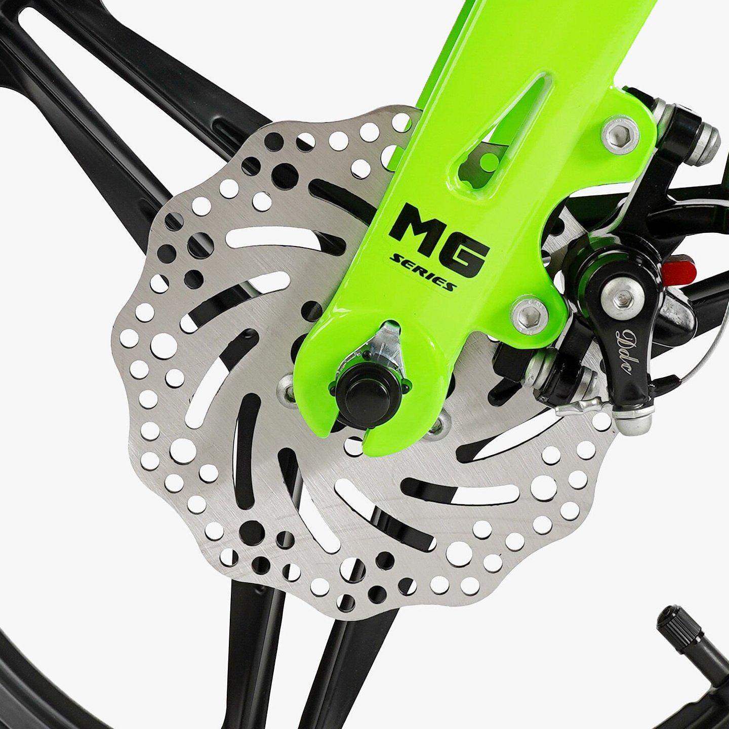 Велосипед двоколісний Corso Revolt 16" дитячий магнієвий Чорно-зелений - фото 7