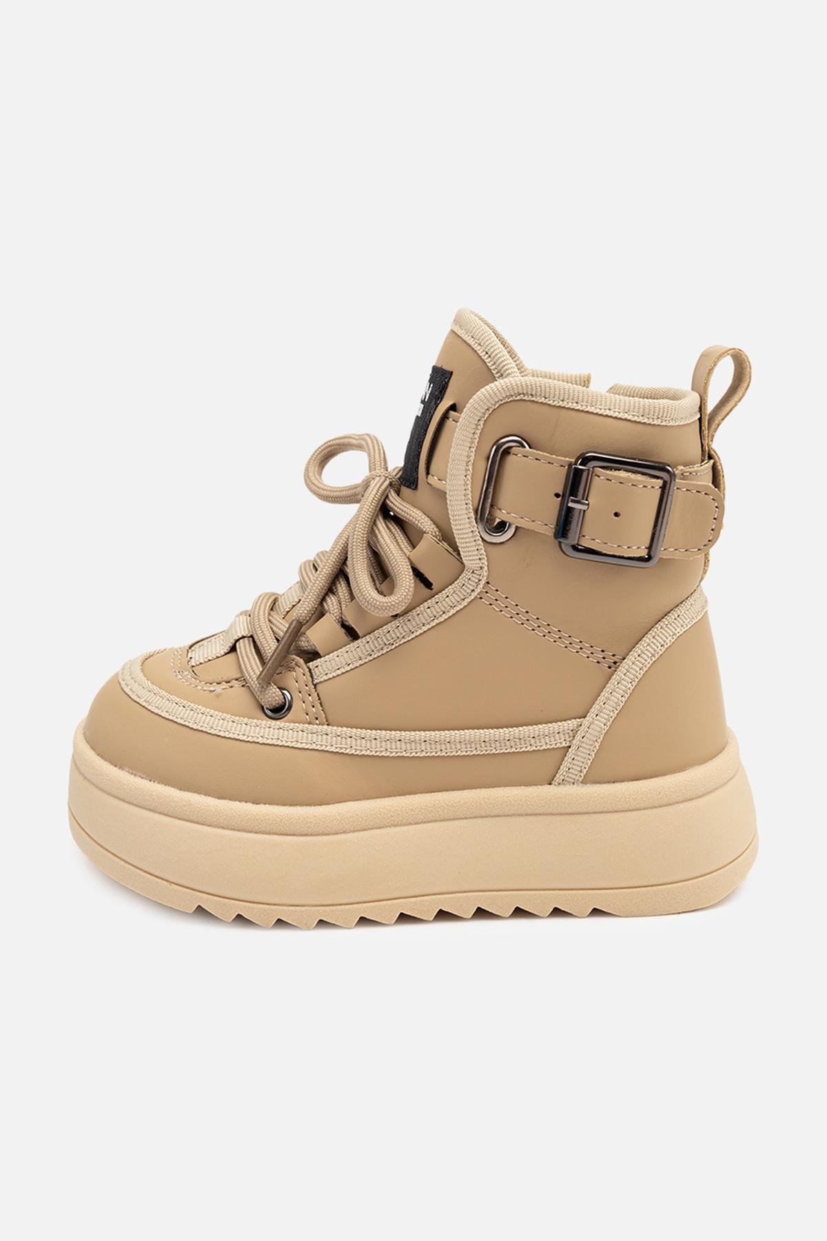 Черевики дитячі зимові ЦБ-00264419 для дівчинки р. 25 Бежевий (29086131)