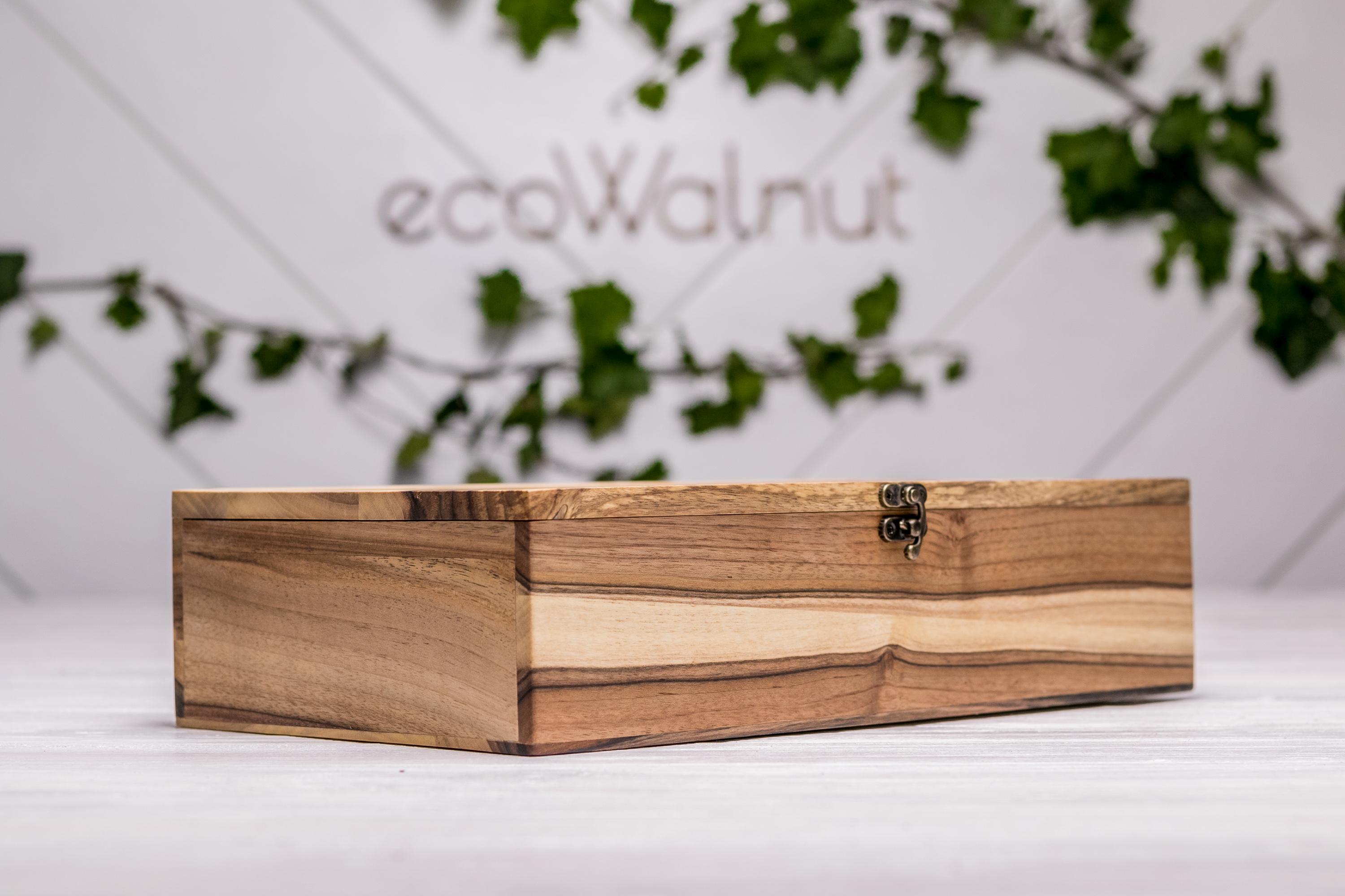 Коробочка/органайзер EcoWalnut для годинника з логотипом (EB-5.1) - фото 8