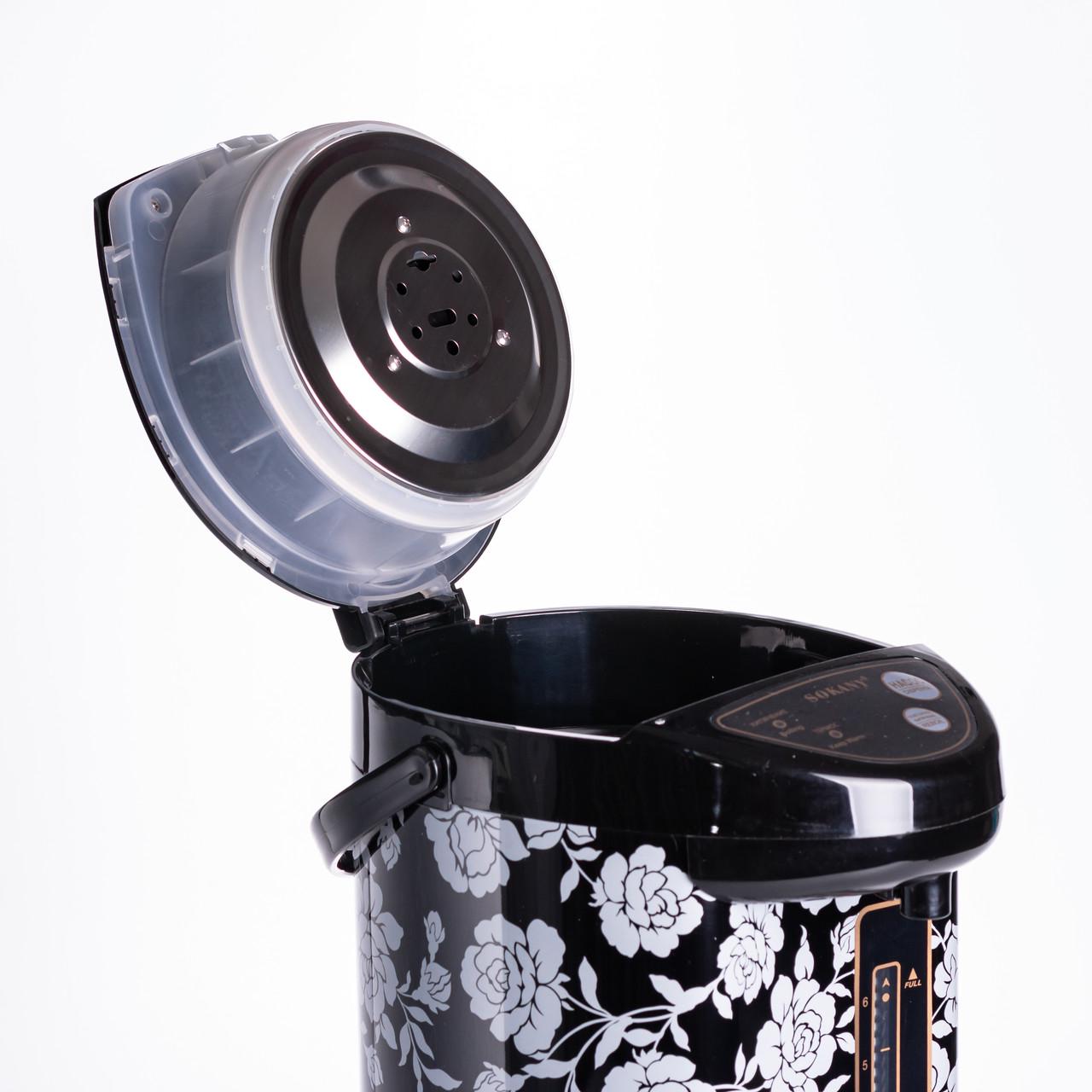 Термопот Sokany SK-09057 с функцией поддержки температуры 1600 Вт 6,8 л (7352) - фото 3