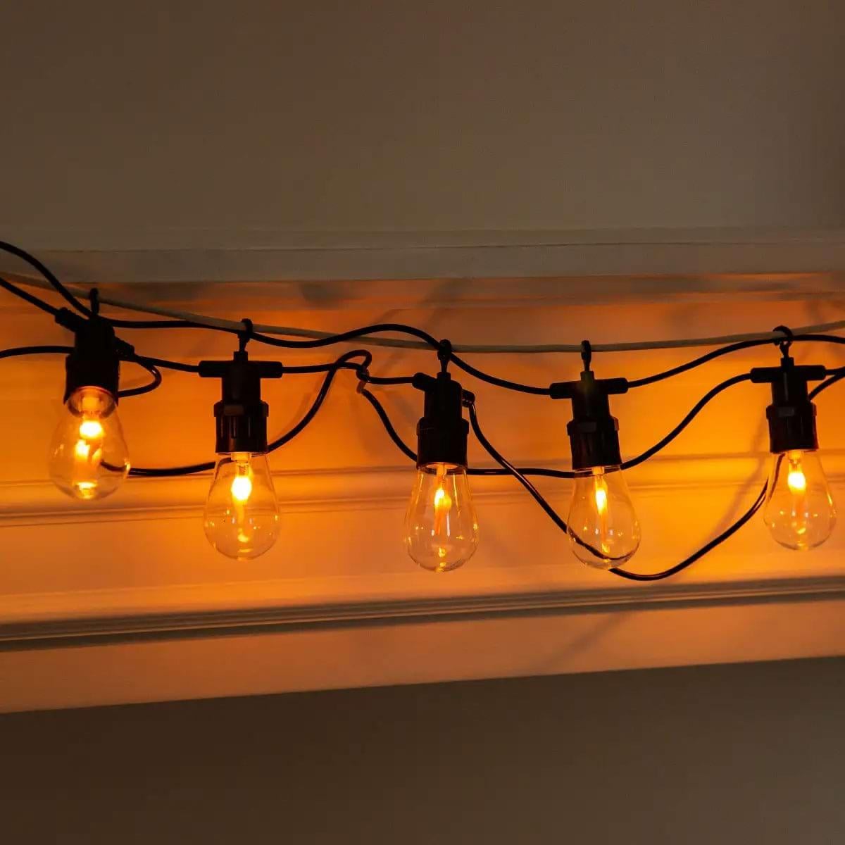 Гирлянда ретро уличная 10 LED лампочек 5 м (S141)