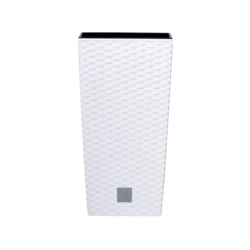 Горшок для цветов Prosperplast Rato со вставкой 2в1 Н-40,8 см Белый (77963-449)