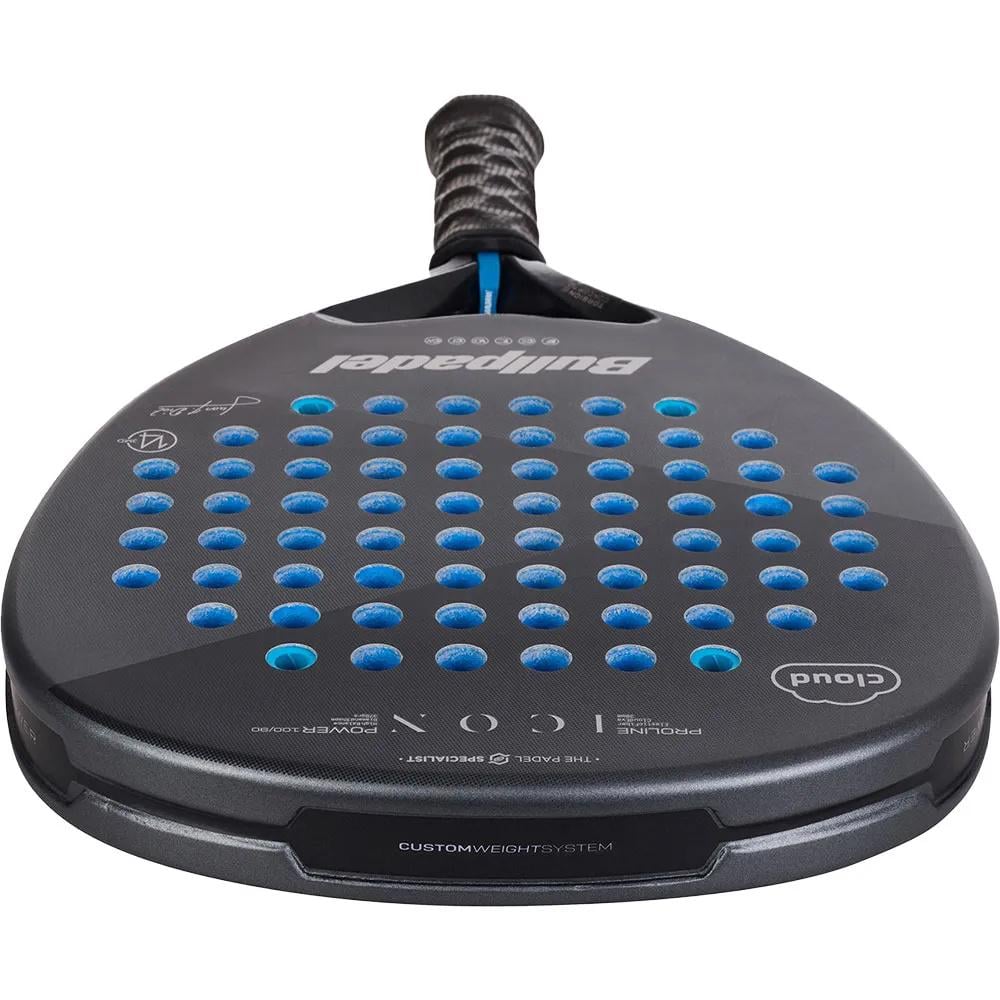 Ракетка падел-тенниса Bullpadel ICON CLOUD 2025 Темно-серый - фото 3 Ракетка падел-тенниса Bullpadel ICON CLOUD 2025 Темно-серый - фото 3