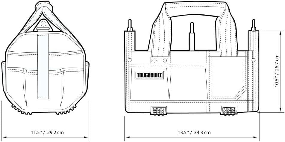 Сумка для инструментов ToughBuilt HardBody модульная (TB-81-12-BEA) - фото 9