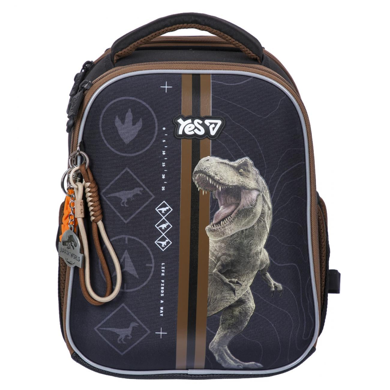 Рюкзак каркасный школьный YES Jurassic World. Danger H-100S (550224)
