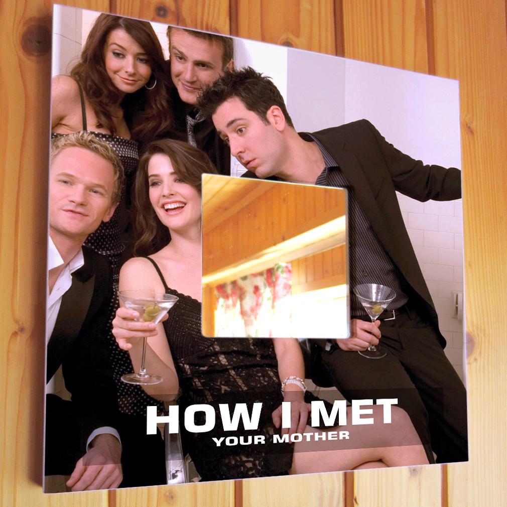 Зеркало декоративное "Сериал Как я встретил вашу маму" 260х260 мм (M03520)