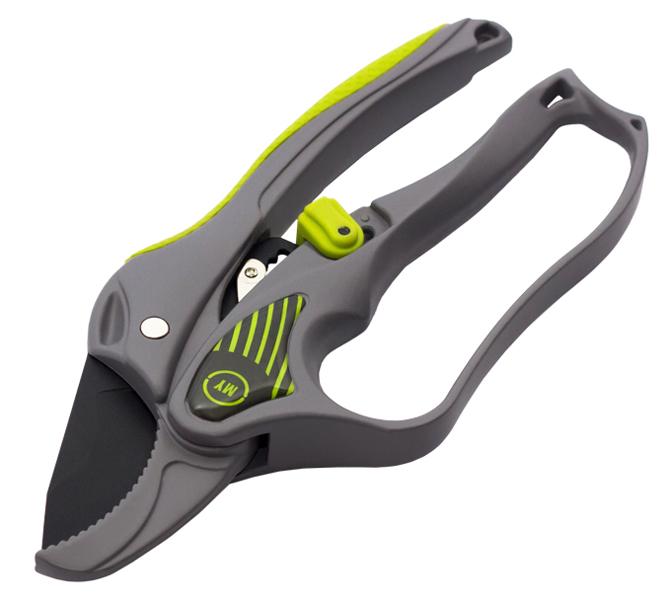 Секатор с наковальней и храповым механизмом Easy My Garden 221-2-200 200 мм Секатор с наковальней и храповым механизмом Easy My Garden 221-2-200 200 мм