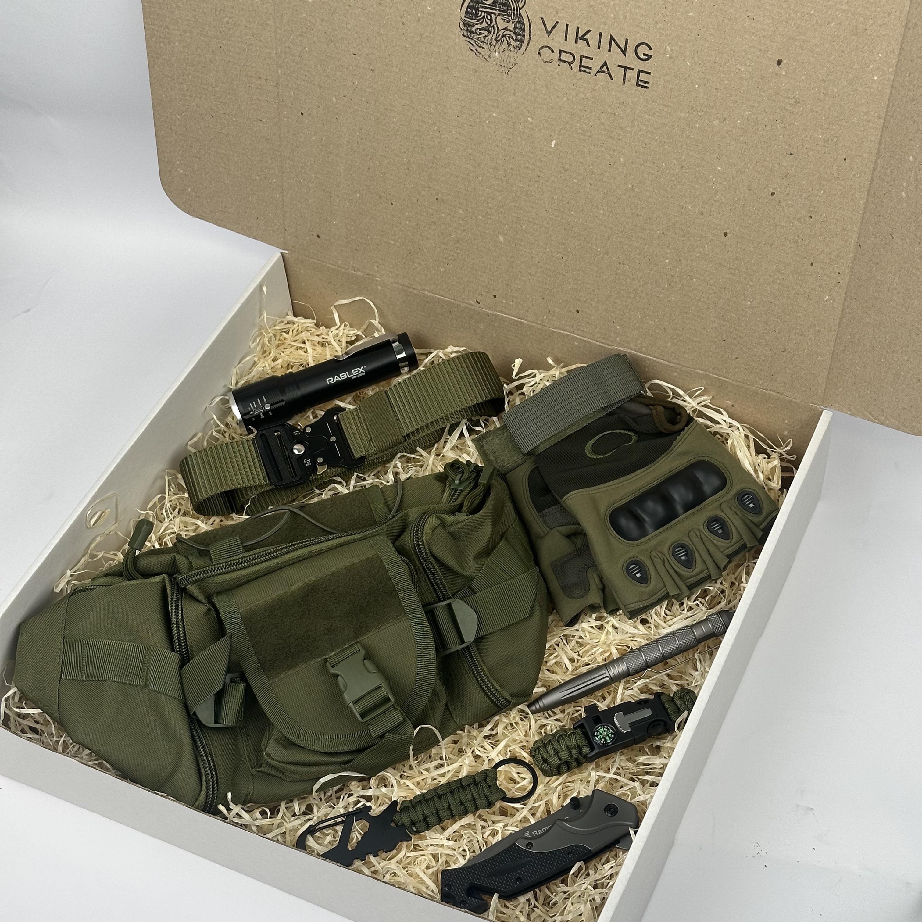 Подарочный набор для военных Comfort Максимальный Хаки