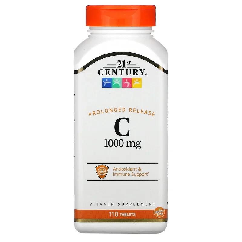 Витамины 21st Century Vitamin C 1000 мг Prolonged Release 110 таблеток
