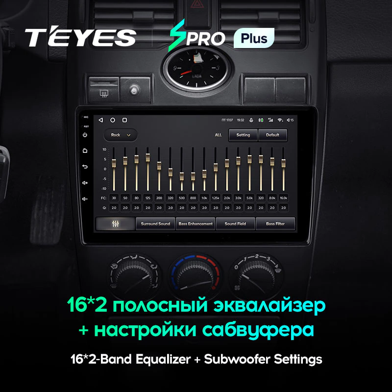 Автомагнитола штатная Teyes SPRO Plus для LADA Priora I 1 2007-2013 Android SPRO PLUS 3+32G Wi-Fi/4G вариант F2 (1702084413) - фото 4