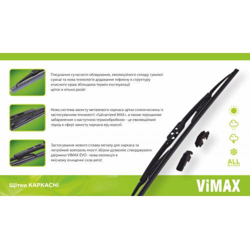 Щітка склоочисника каркасна VIMAX 15" 380 мм (DB-SW15-380) - фото 3