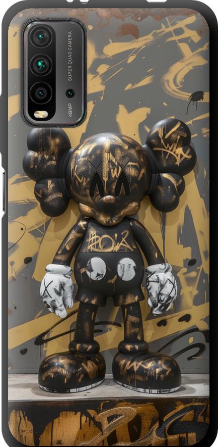 Чехол на Xiaomi Redmi 9T Bronze kaws (6097b-2257-42517)