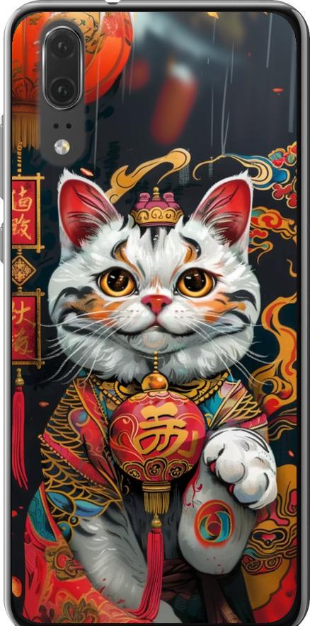 Чехол на Huawei P20 China Cat v2 (6135u-1396-42517)