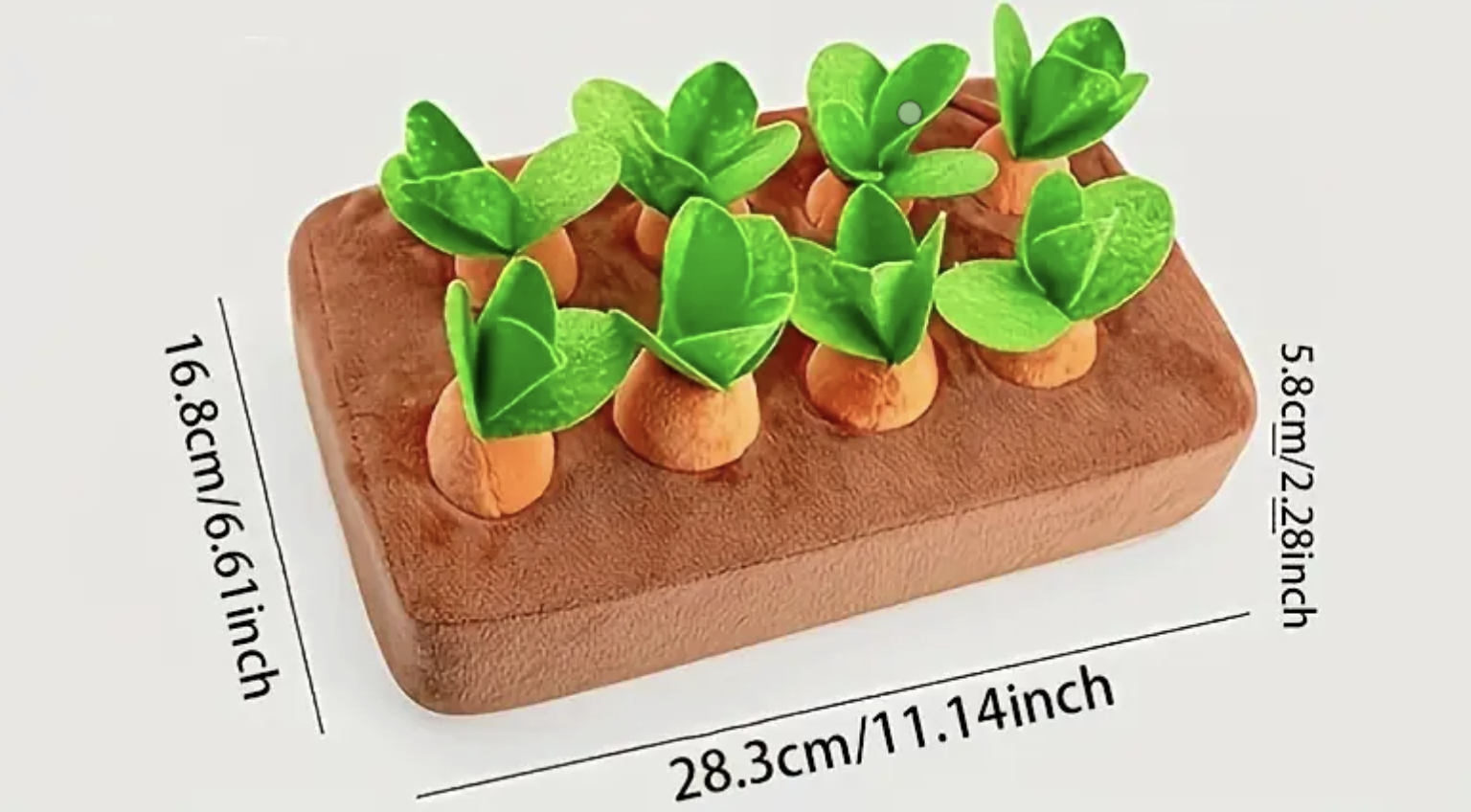 Іграшка для котів та собак у формі морквини з 8 отворами - фото 2 Іграшка для котів та собак у формі морквини з 8 отворами - фото 2